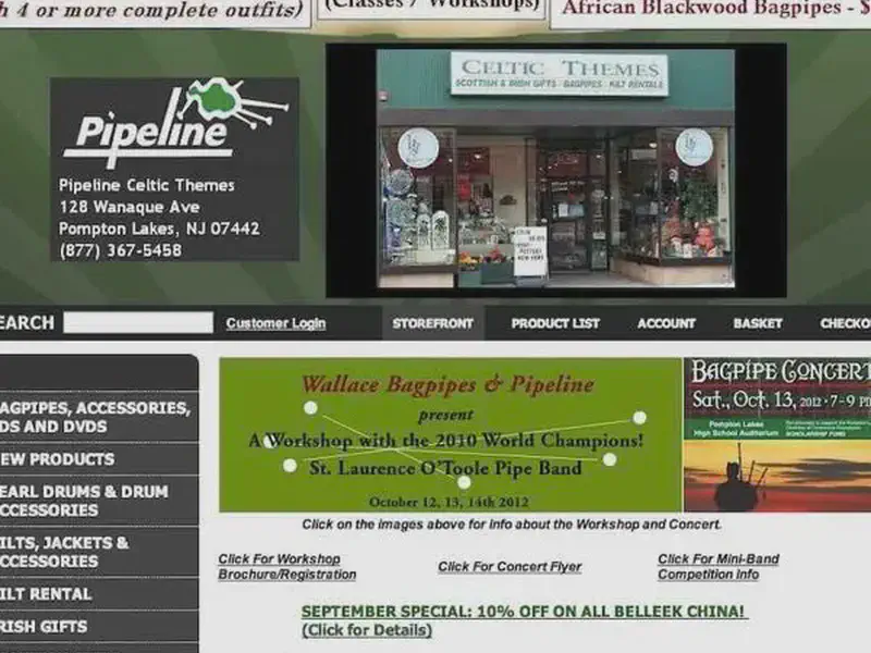 pipeline bagpipes