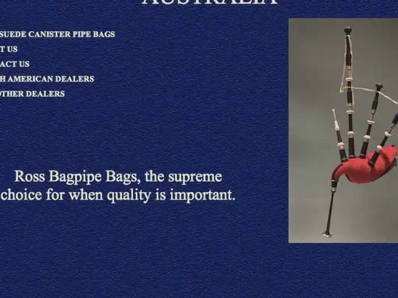 ross bagpipe bag