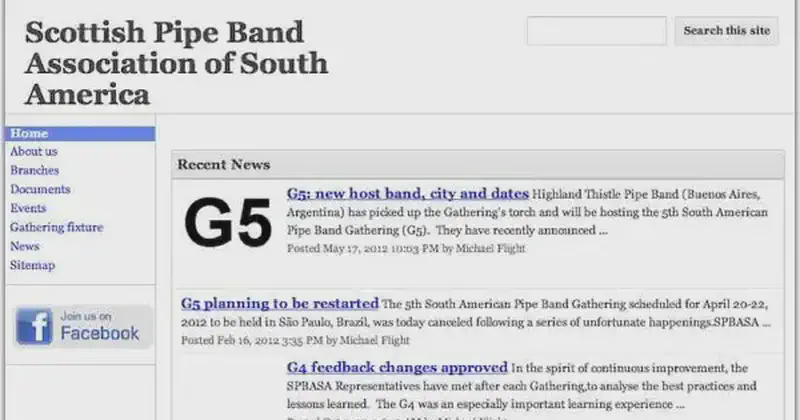 scottish pipe band association of south america