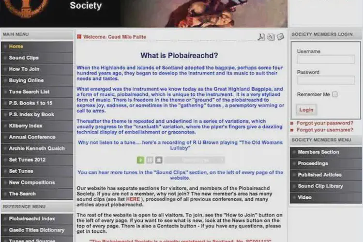 piobaireachd society