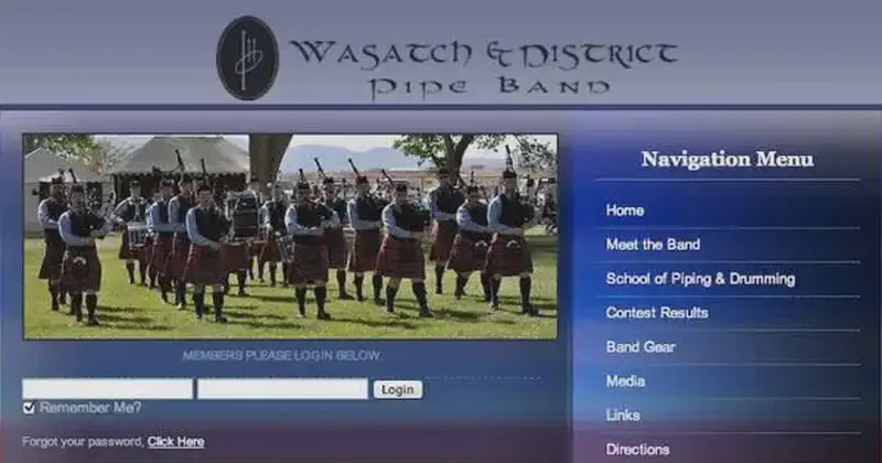 wasatch and district pipe band