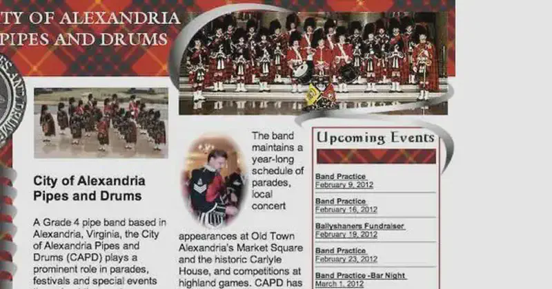 city of alexandria pipes and drums