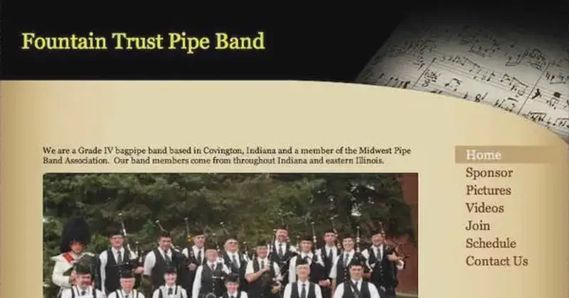 pipes and drums of the fountain trust