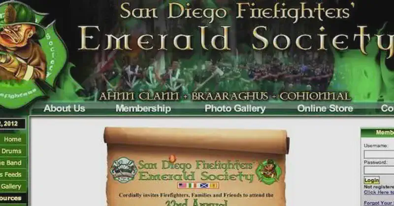 san diego firefighters emerald society
