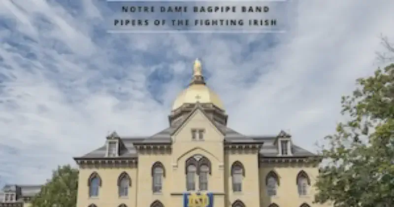 notre dame bagpipe band