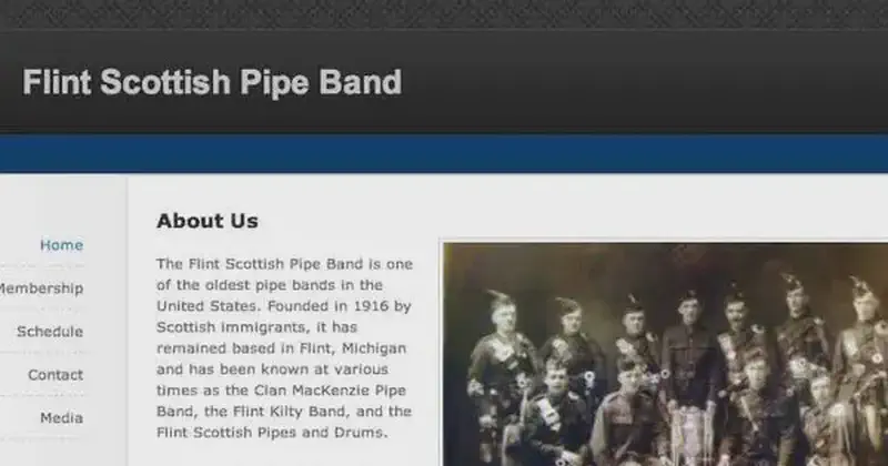 flint scottish pipe band