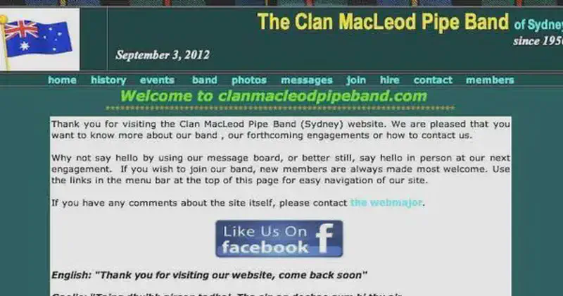 clan macleod pipe band