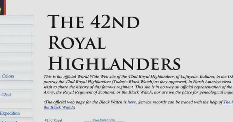 42nd royal highland regiment