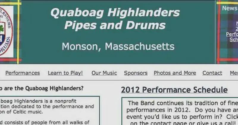 quaboag highlanders pipes and drums