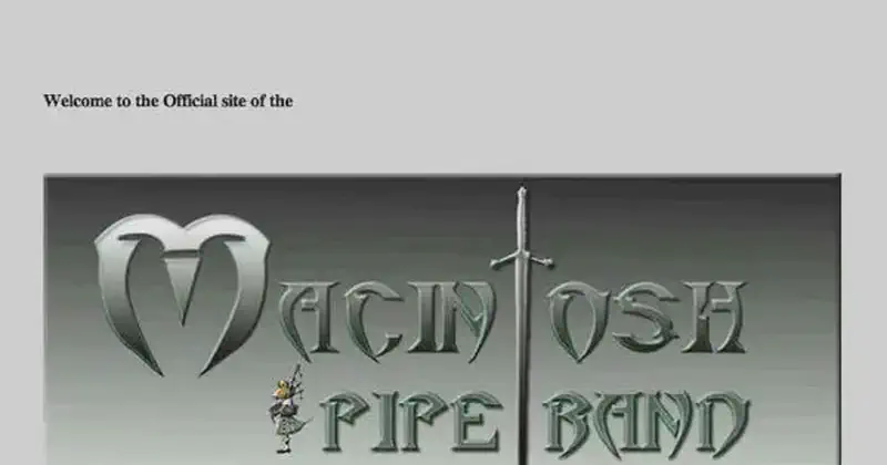 macintosh pipe band