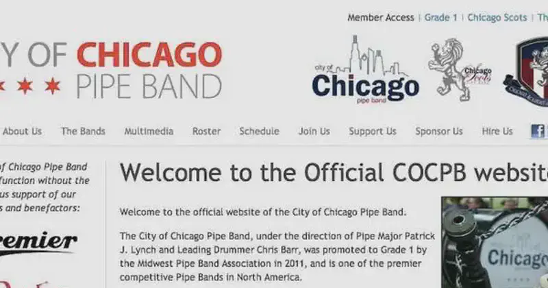 city of chicago pipe band