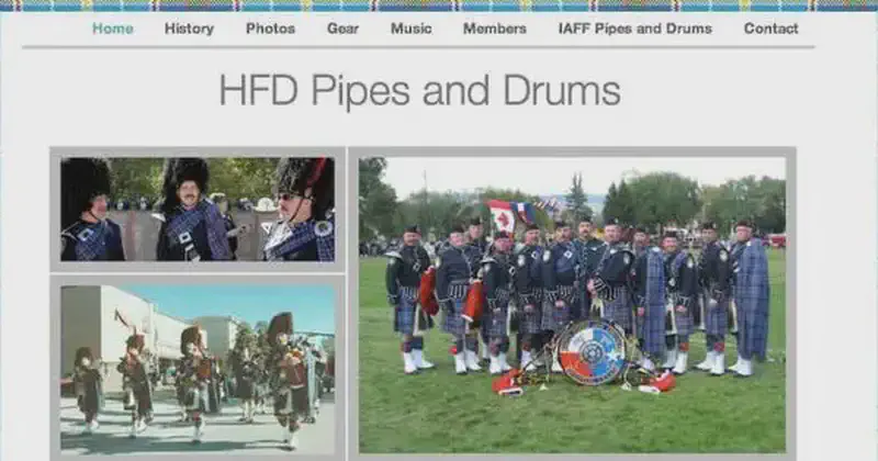 houston fire department pipes and drums