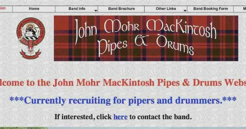 john mohr mackintosh pipes and drums