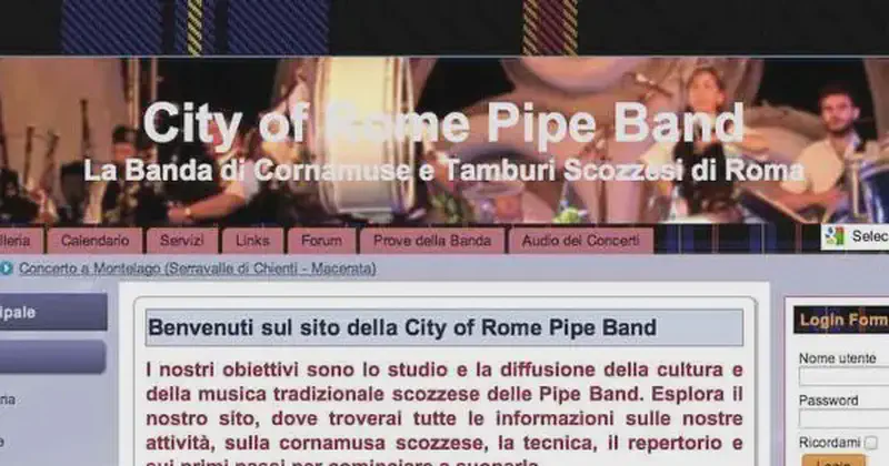 city of rome pipe band