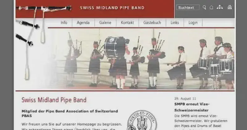swiss midland pipe band