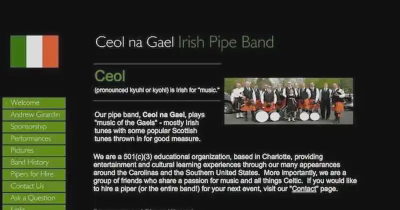 ceol na gael irish pipe band