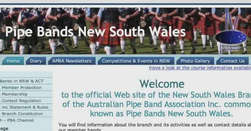 new south wales pipe band association