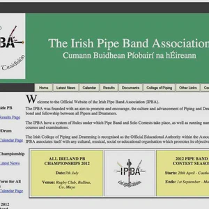 irish pipe band association