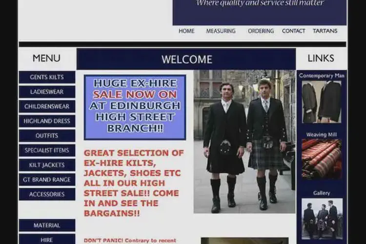 geoffrey kiltmakers and weaver
