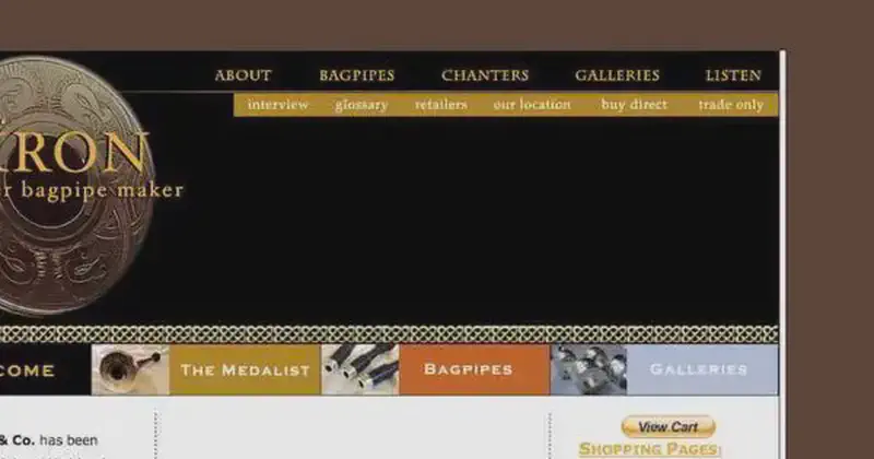 c.e. kron & co. bagpipe maker