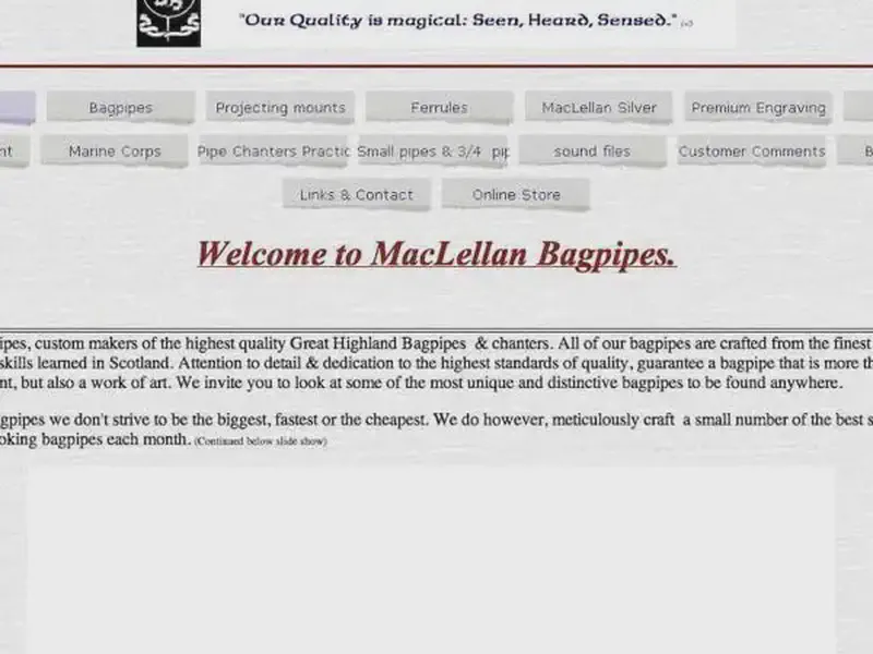 maclellan bagpipes