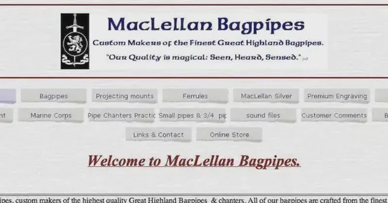 maclellan bagpipes