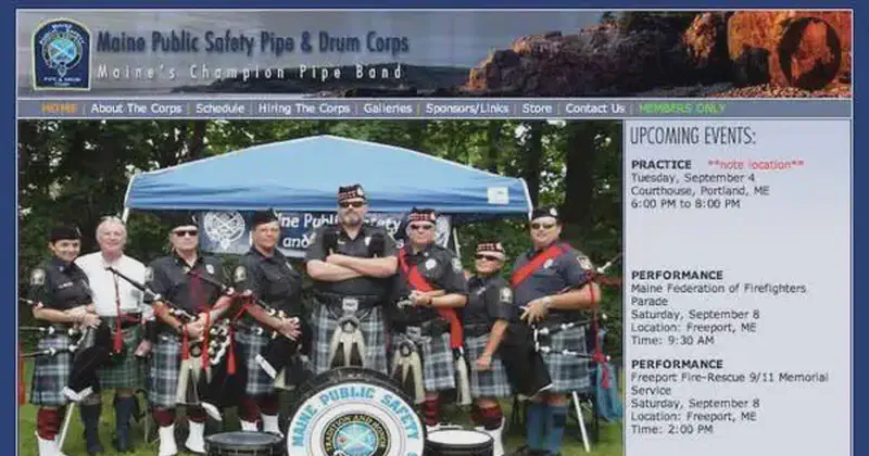 maine public safety pipe & drum corps
