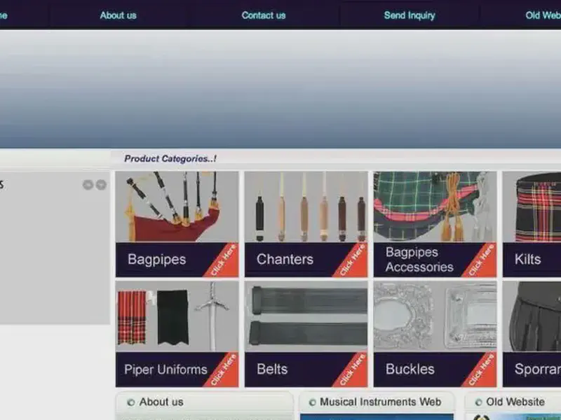 bagpipes and accessories