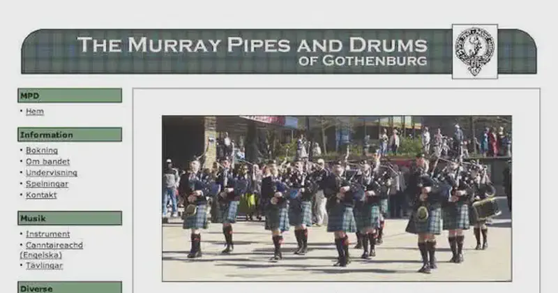 the murray pipes & drums of gothenburg