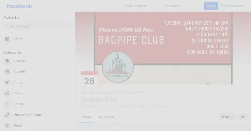 Bagpipe Club Meeting