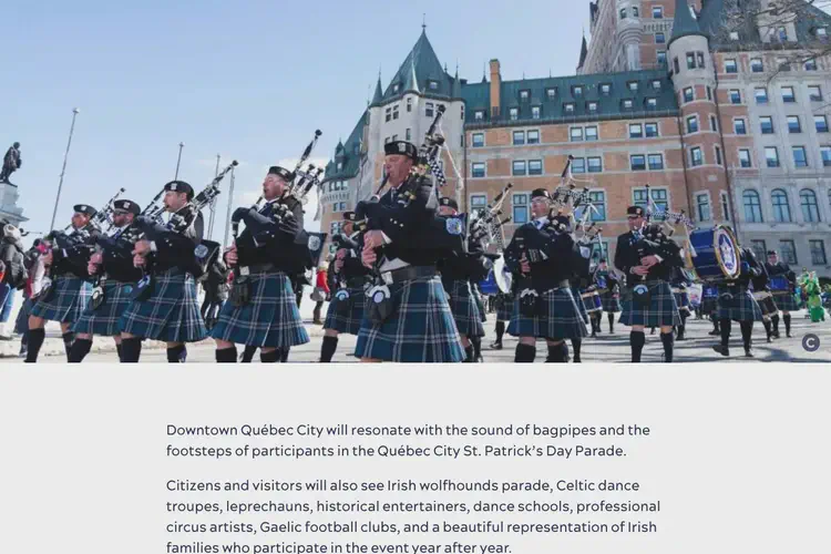Québec City St. Patrick's Day Parade