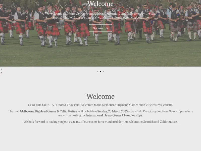 Melbourne Highland Games & Celtic Festival