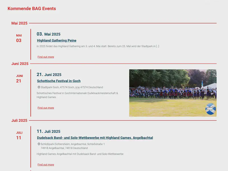 Highland Gathering Peine