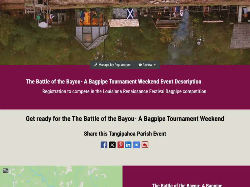 The Battle of the Bayou: A Bagpipe Tournament Weekend