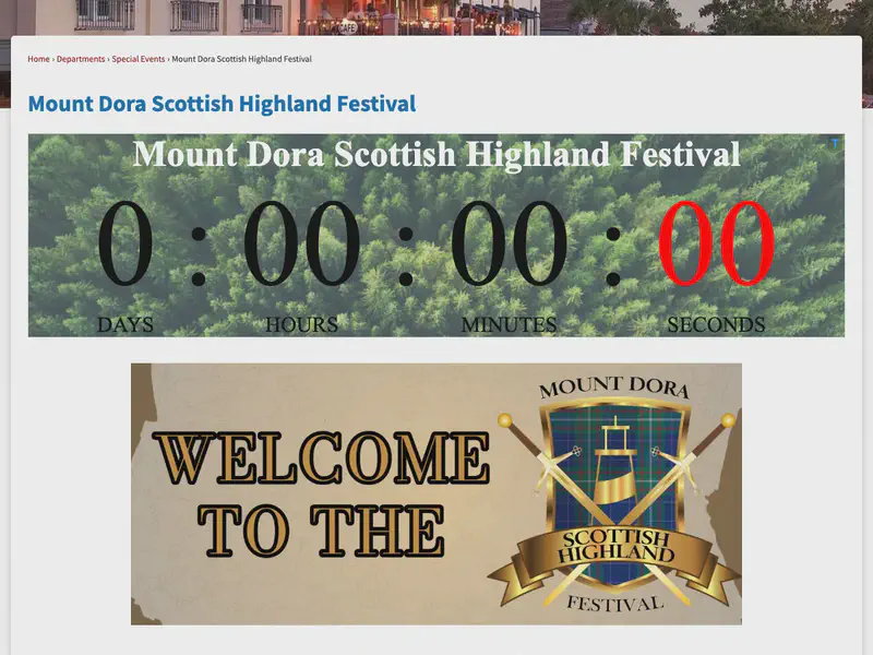 Mount Dora Scottish Highland Festival