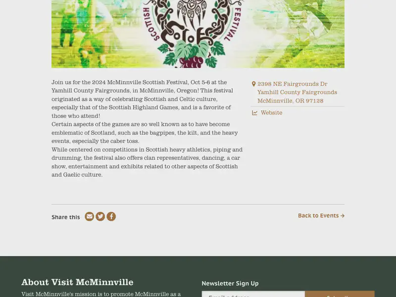 McMinnville Scottish Festival