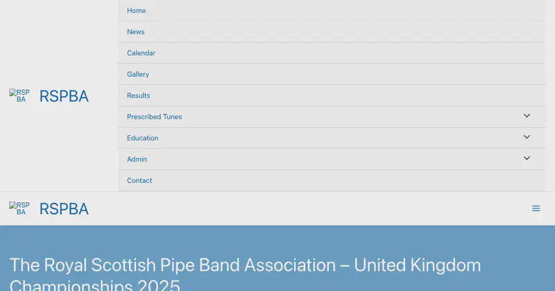 United Kingdom Pipe Band Championships 2025