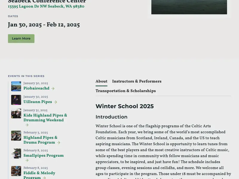 Masters of Scottish Arts Concert