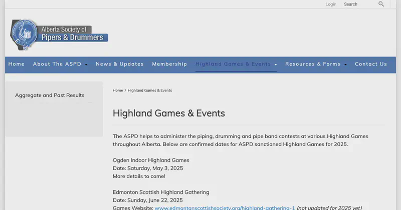 Edmonton Scottish Society Highland Gathering