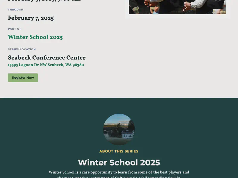 Highland Pipes & Drums Program at Winter School 2025