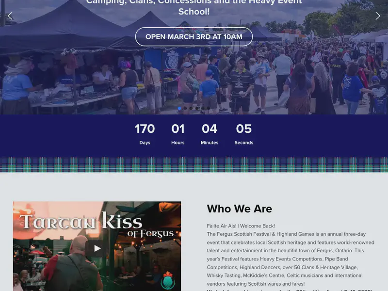 Fergus Scottish Festival and Highland Games