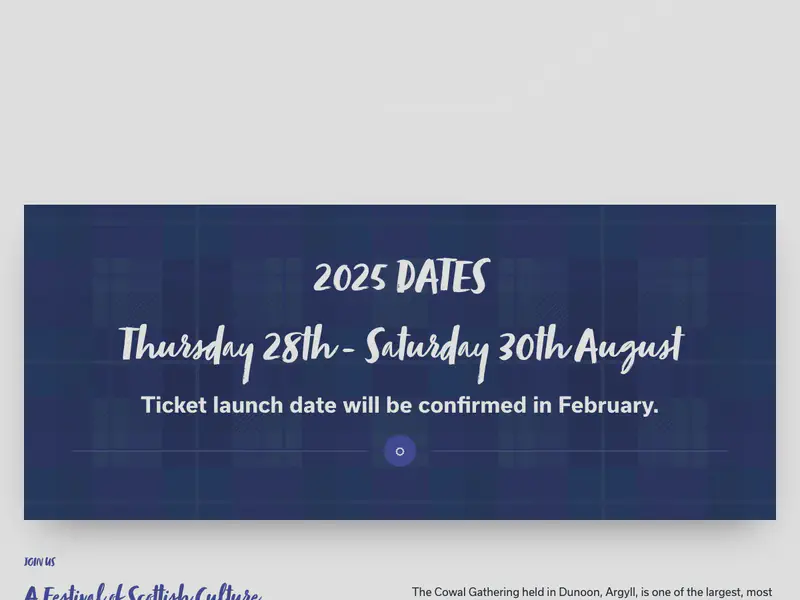 Cowal Highland Gathering