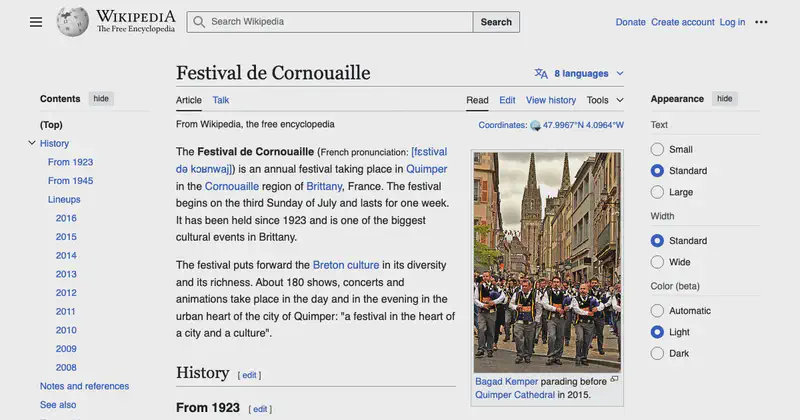 Festival de Cornouaille
