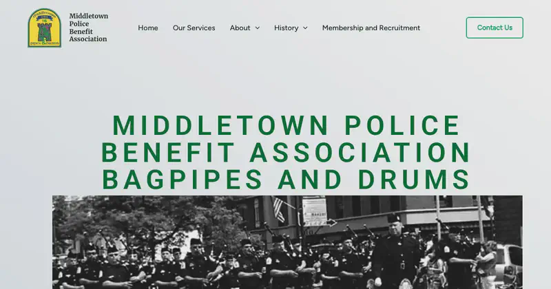 Middletown Police Benefit Association Bagpipes & Drums Band