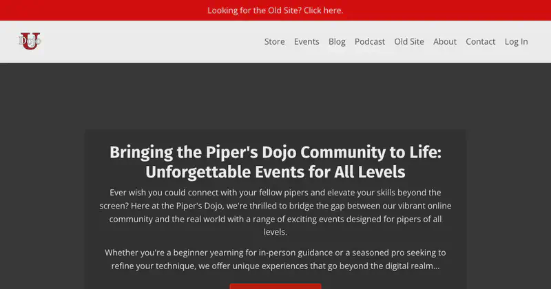 Dojo University Bagpipe Tuning Clinic