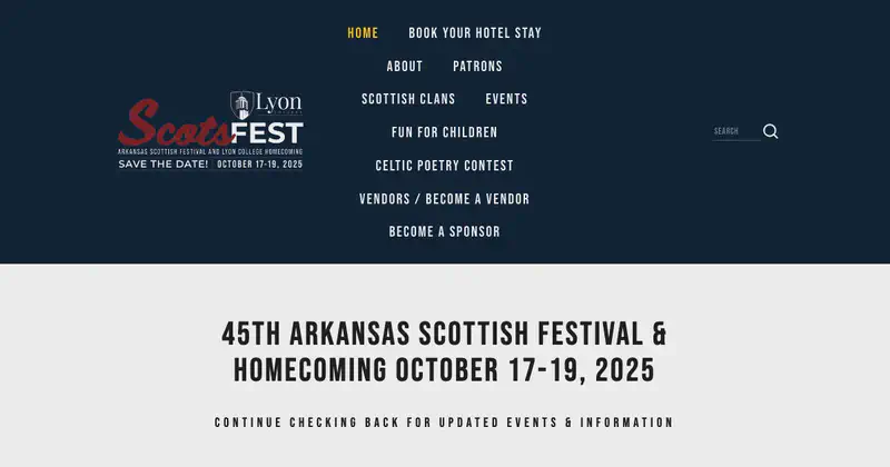 45th Arkansas Scottish Festival