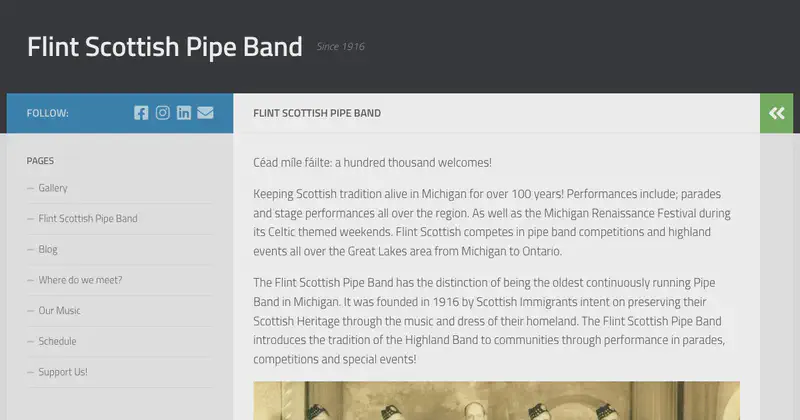 Flint Scottish Pipe Band