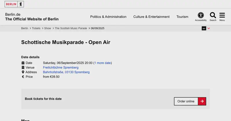 Schottische Musikparade - Open Air