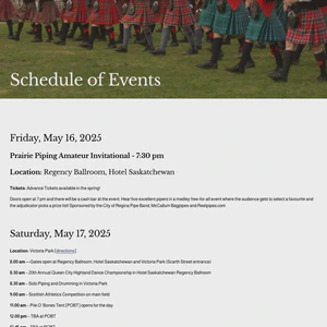 Prairie Piping Amateur Invitational