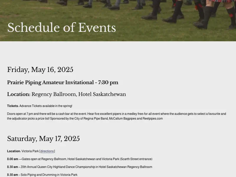 Prairie Piping Amateur Invitational